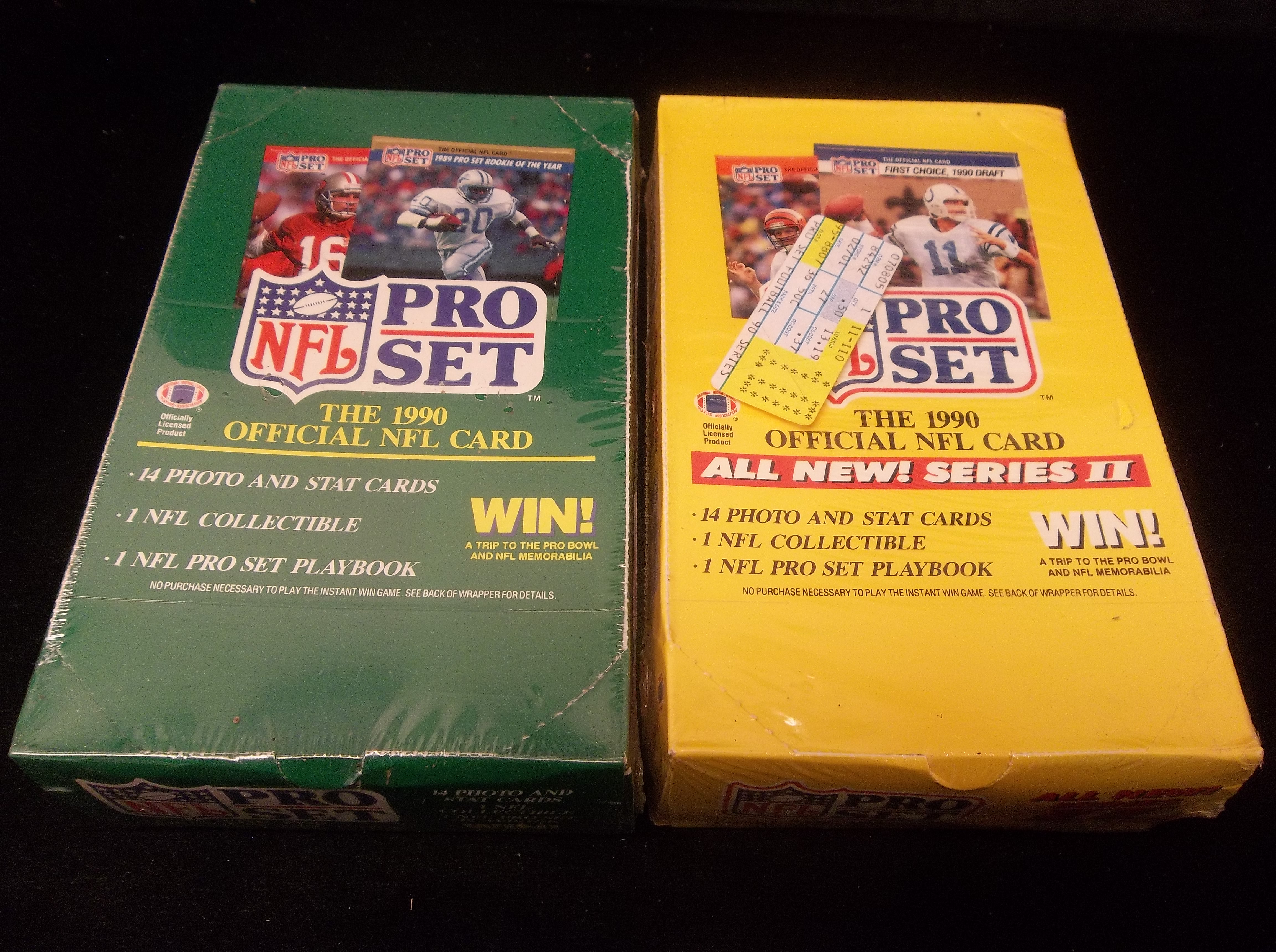 Lot Detail 1990 Pro Set Football One Unopened Wax Box