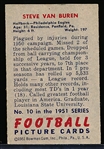 1951 Bowman Football- #10 Steve Van Buren, Eagles