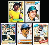 Reggie Jackson Lot- 9 Cards