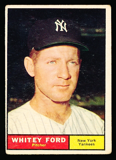 Lot Detail - 1961 Topps Bb- #160 Whitey Ford, Yankees