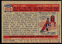 1957 Topps Baseball- #319 Gino Cimoli, Brooklyn