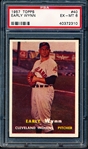 1957 Topps Baseball- #40 Early Wynn, Cleveland- PSA Ex-Mt 6 