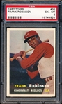 1957 Topps Baseball- #35 Frank Robinson, Reds- RC- PSA Ex-Mt 6