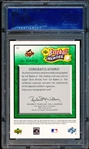 2005 Upper Deck Baseball Heroes- “Signature Emerald”- #13 Cal Ripken Jr., Orioles- #80/99- PSA Graded GEM MT 10! 
