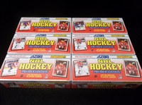 1990-91 Score Hockey Canadian- 6 Complete Factory Sets of 445 Cards