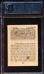 1915 Cracker Jack Bb- #20 Cy Falkenberg, Indianapolis Federals- GAI Authentic