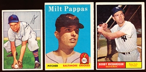 Four Baseball Cards
