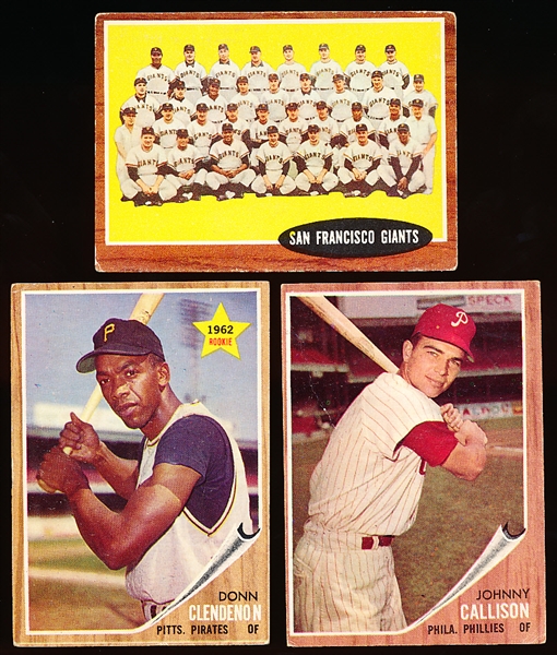 1962 Topps Bb- 25 Diff