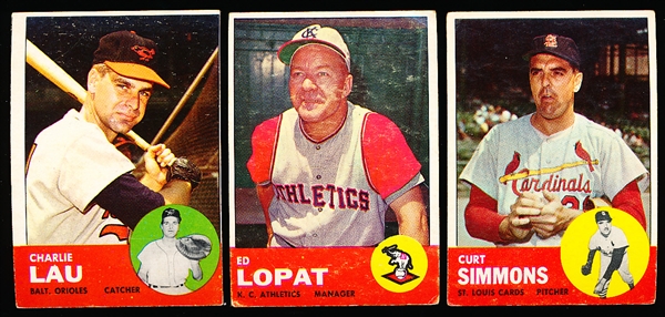 1963 Topps Bb- 75 Asst