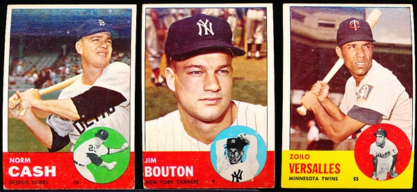 1963 Topps Bb- 33 Cards