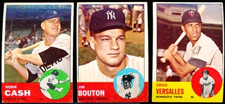 1963 Topps Bb- 33 Cards