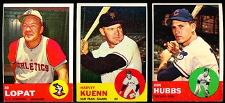 1963 Topps Bb- 95 Asst