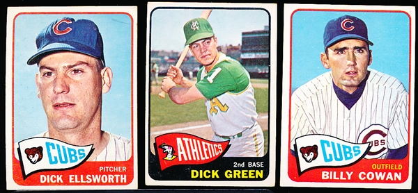 1965 Topps Baseball- 25 Diff