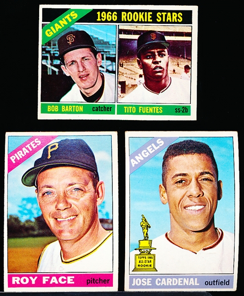 1966 Topps Bb- 25 Diff