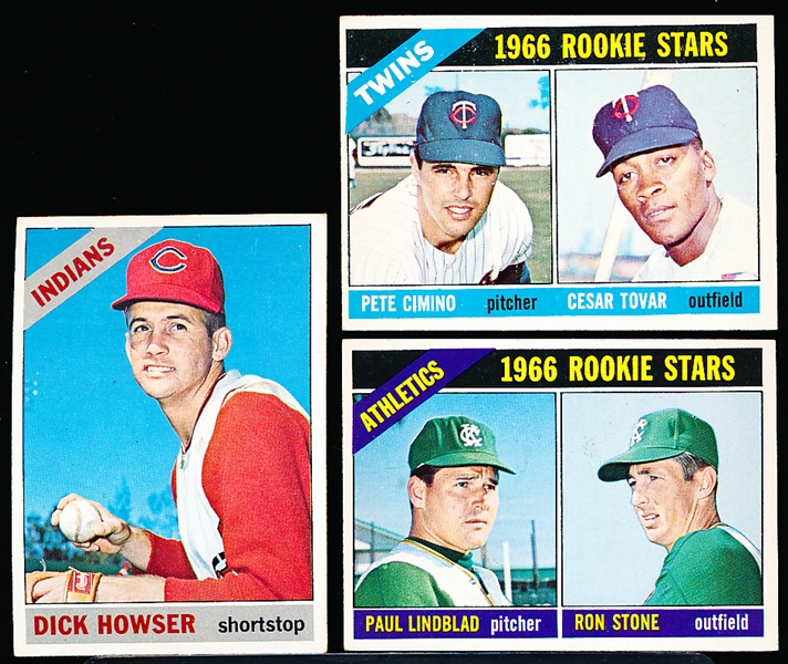 1966 Topps Bb- 3 Diff Hi#’s