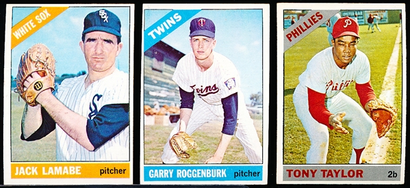 1966 Topps Bb- 3 Diff Hi#’s