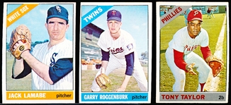 1966 Topps Bb- 3 Diff Hi#’s