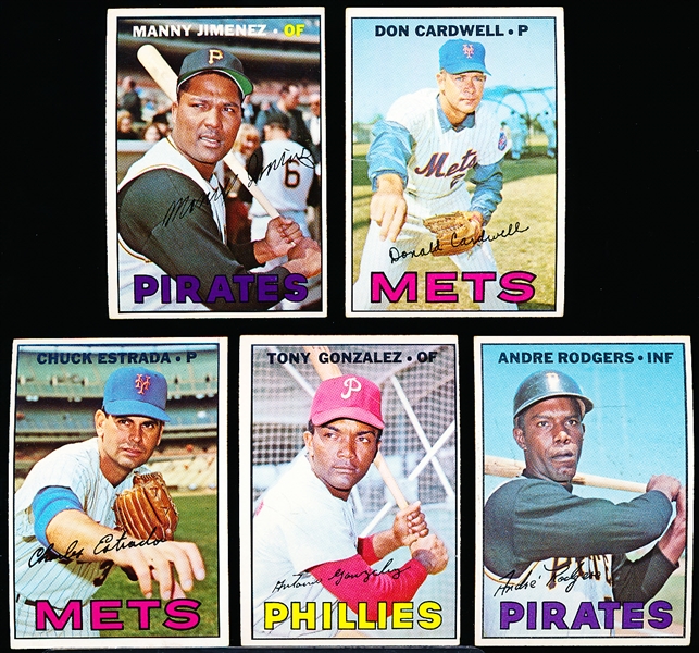 1967 Topps Bb- 5 Diff Hi#’s