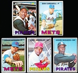 1967 Topps Bb- 5 Diff Hi#’s