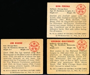 1950 Bowman Football- 3 Diff Chicago Bears