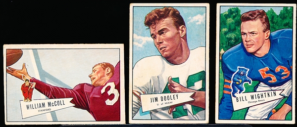 1952 Bowman Fb Small- 3 Diff