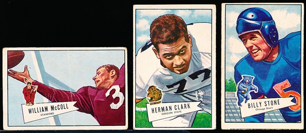 1952 Bowman Fb Small- 3 Diff