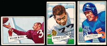 1952 Bowman Fb Small- 3 Diff