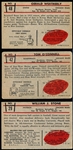 1953 Bowman Football- 3 Diff Chicago Bears