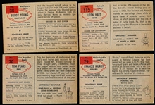 1954 Bowman Football- 4 Diff