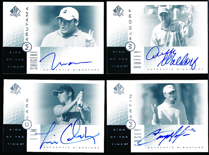 2001 SP Authentic Golf- Sign of the Times- 4 Diff