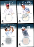 2001 SP Authentic Golf- Tour Swatch “Golf Shirt” Cards- 4 Diff