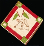 1914 B18 Baseball Blanket- McBride, Wash AL – Green Pennants Version
