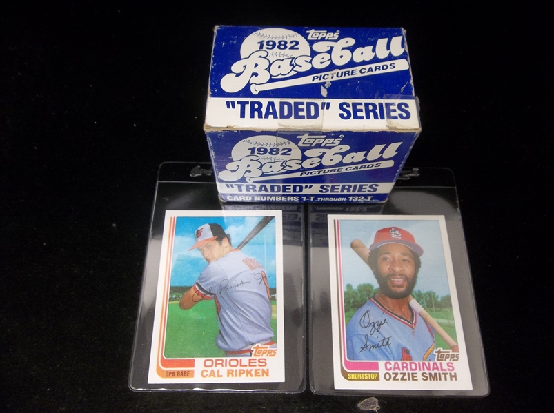 1982 Topps Baseball Traded Set of 132