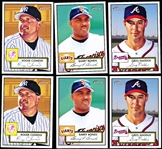 2001 Topps Heritage Bsbl.- 6 Diff. SP’s