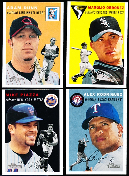 2003 Topps Heritage Bsbl.- 8 Diff. SP’s