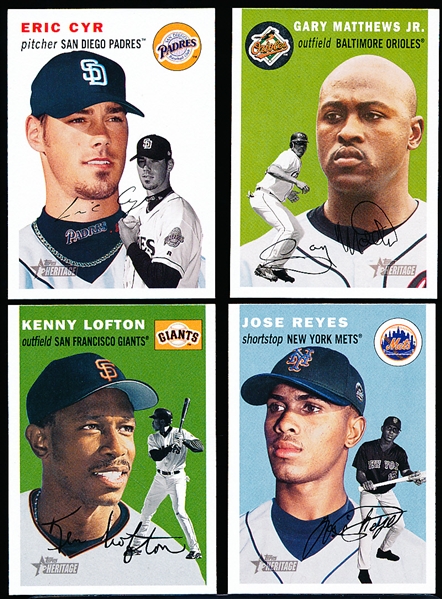 2003 Topps Heritage Bsbl.- 8 Diff. SP’s