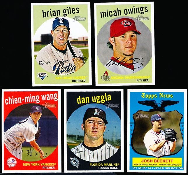 2008 Topps Heritage Bsbl.- 10 Diff. SP’s
