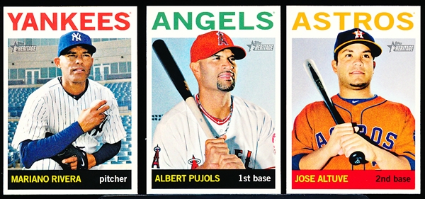 2013 Topps Heritage Bsbl.- 6 Diff. SP’s