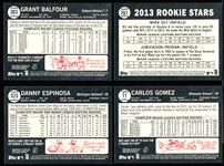 2013 Topps Heritage Bsbl. “Black Backs”- 4 Diff