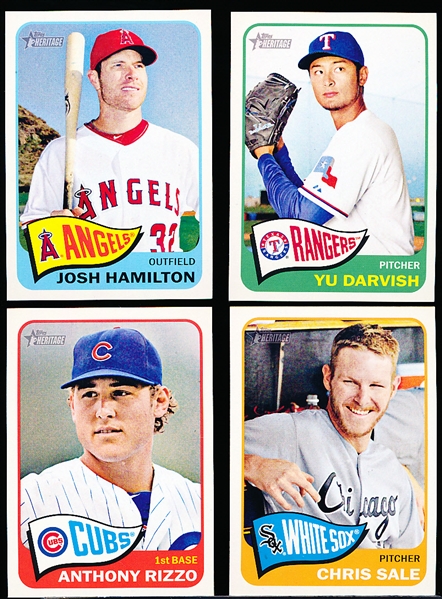 2014 Topps Heritage Bsbl.- 8 Diff. SP’s