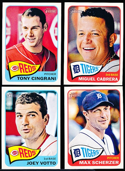 2014 Topps Heritage Bsbl.- 8 Diff. SP’s