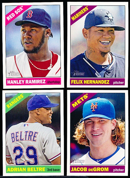 2015 Topps Heritage Bsbl.- 8 Diff. SP’s