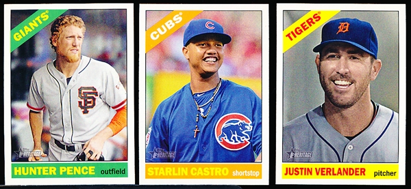 2015 Topps Heritage Bsbl.- 7 Diff. SP’s