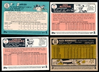 Clean-Up Lot of 4 Diff. Topps Heritage Bsbl. “Chrome Refractors”