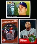 Clean-Up Lot of 2004-2012 Topps Heritage Bsbl. “Chrome”- 18 Diff