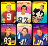 1970 Topps Super Glossy Ftbl.- 12 Diff.