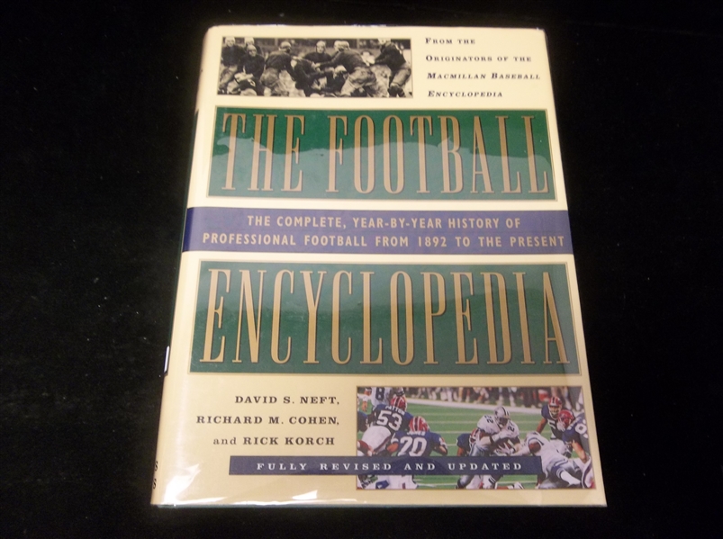 1994 The Football Encyclopedia, by Neft, Cohen, and Korch