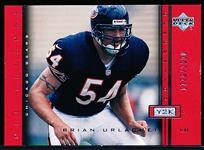2000 Upper Deck NFL Legends Ftbl. #105 Brian Urlacher RC, Bears- #1770/2K.