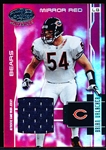 2003 Leaf Certified Materials Ftbl. “Mirror Red Jersey” #21 Brian Urlacher, Bears- #39/150.