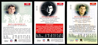 2003 Topps Pristine Ftbl. “Gold Refractor” Rex Grossman- 3 Diff.
